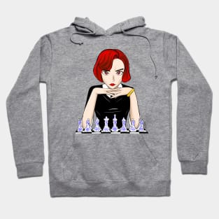 Beth the queen’s gambit in chessmaster Anya style Hoodie